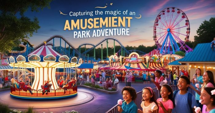 Capturing the Magic of an Amusement Park Adventure