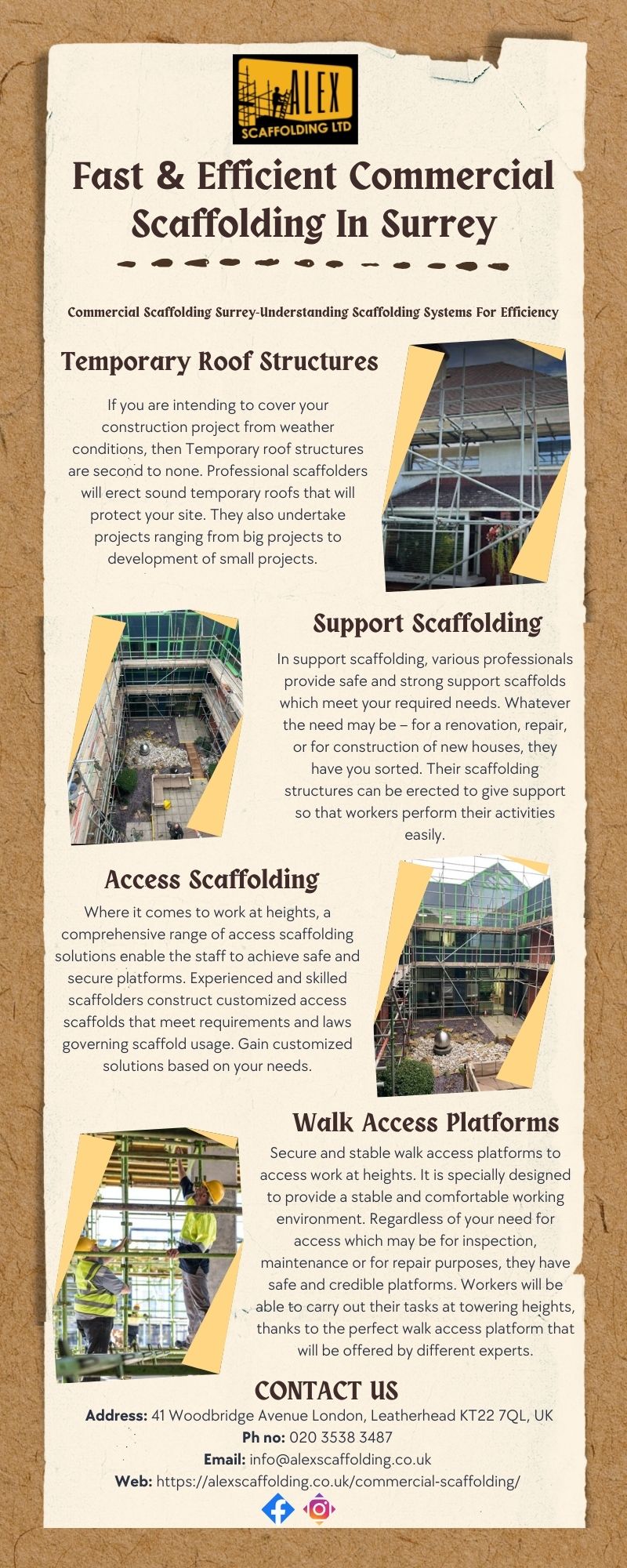 Fast & Efficient Commercial Scaffolding In Surrey