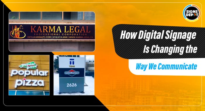 How Digital Signage Is Changing the Way We Communicate