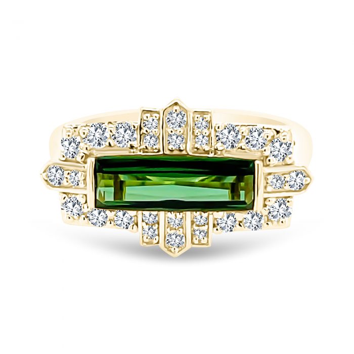 Natural Green Tourmaline Rings Online