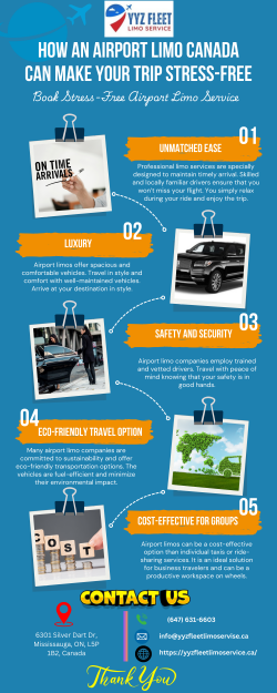 How An Airport Limo Canada Can Make Your Trip Stress-Free
