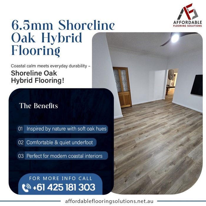 6.5mm Shoreline Oak Hybrid Flooring