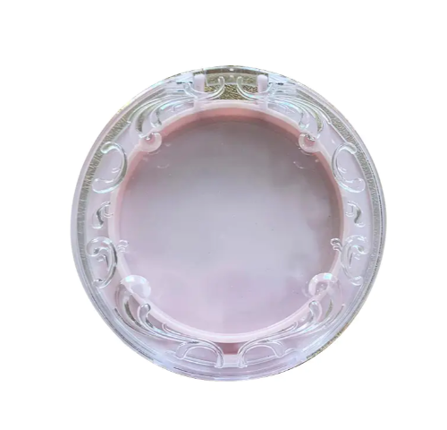 2201-1 Pink Round Single-Grid Powder Case
