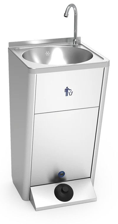 Portable Stainless Steel Hand Sink- Hot Water Sink
