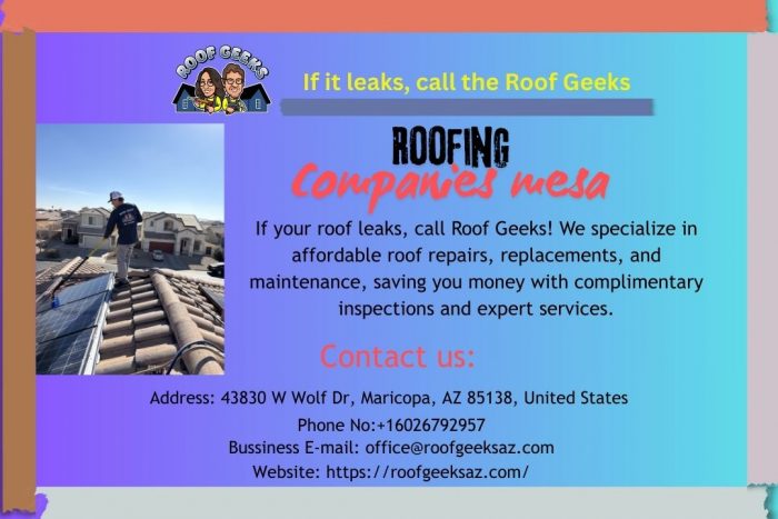 Premier Roofing Contractor & Company in Mesa Arizona