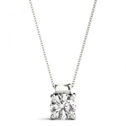 Solitaire Gold Pendant For Women