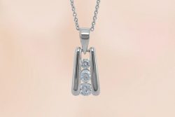 3 Stone Pendants for Women – My Bridal Ring