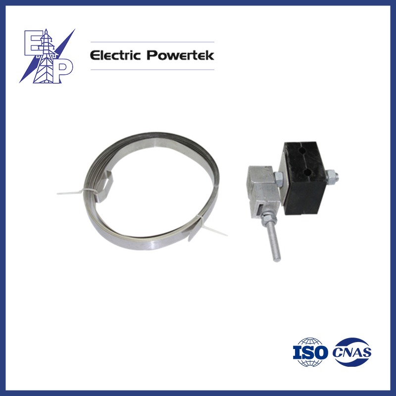 ADSS Cable Clamp Rubber Down Lead Clamp for Concrete Pole