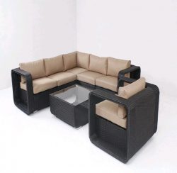 Patio Wicker Furniture with High-quality Cushions