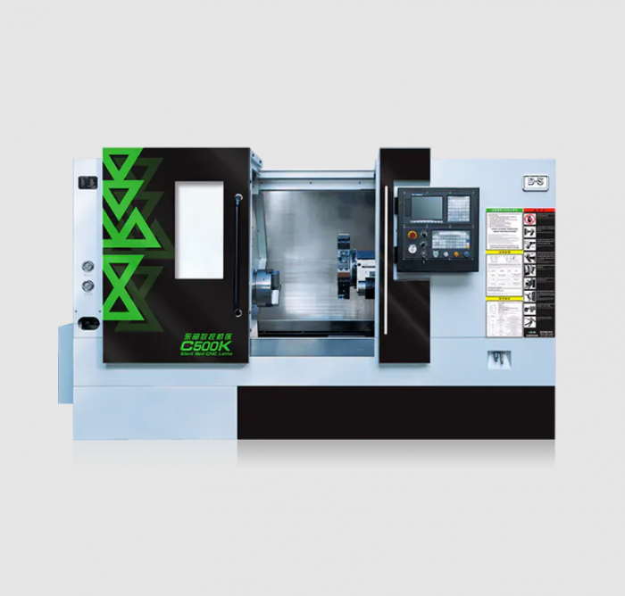 A CNC lathe with a sub spindle