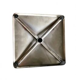 505*505 Chrome Square Chair Base