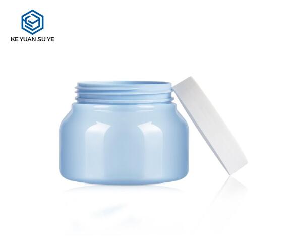 KY045PJ Cosmetic Jar, Customized Plastic Jar 250ml 8fl.oz, PCR PET ECO Friendly Bottle