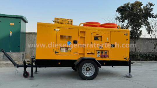 Mobile Lighting Tower Soundproof Genset Irrigation Drainage Water Pumps