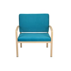 Aluminum Wood Grain Wider Arm Chair Yumeya YW5646