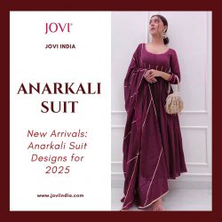 Latest designer Anarkali Suit Sets at JOVI India