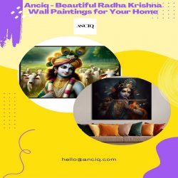 Anciq – Beautiful Radha Krishna Wall Paintings for Your Home