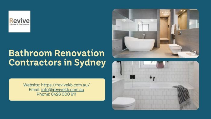 Bathroom Renovation Contractors Sydney