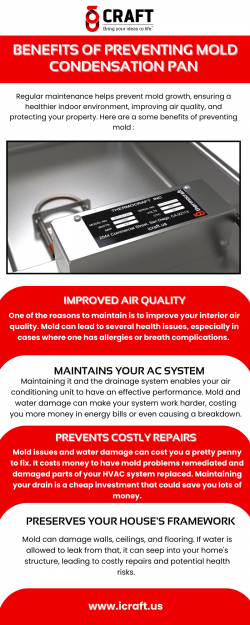 Benefits of Preventing Mold with a Condensation Pan
