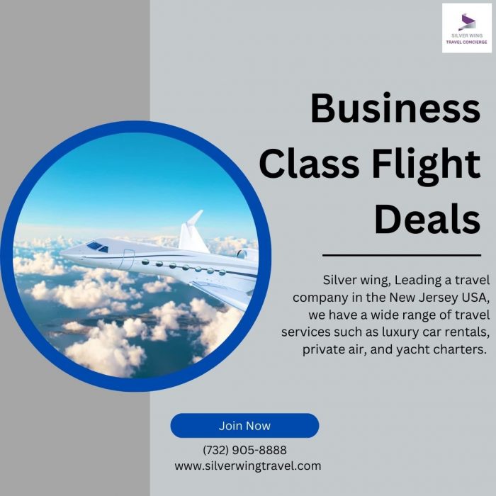 Business Class Flight Deals | Fly in Comfort with Silver Wing Travel