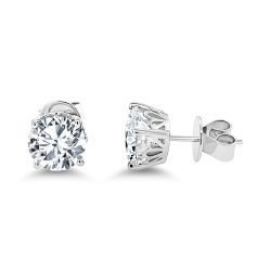 Stylish Gold Topaz Earrings