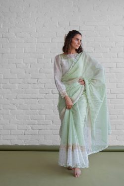 Printed Chanderi Saree Online