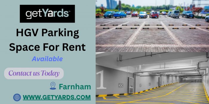 Secure HGV Parking Space for Rent in Farnham – Book with getYards Today!