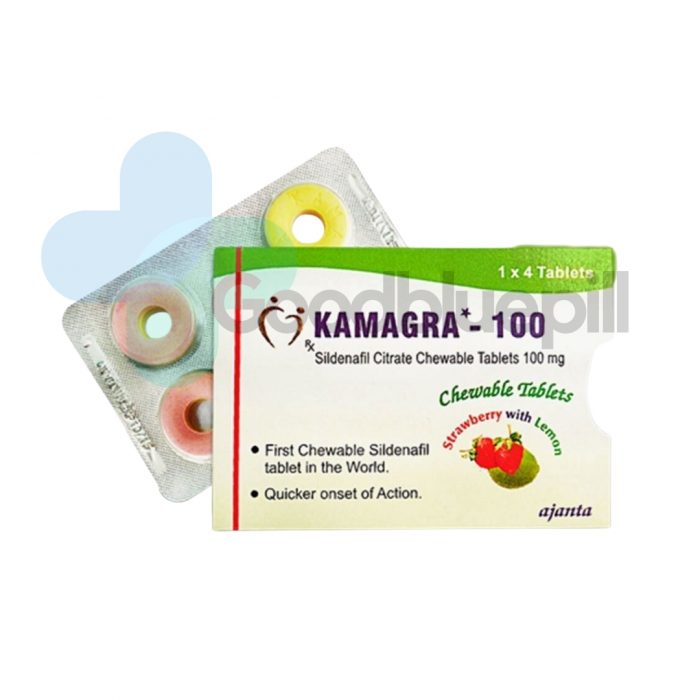 Kamagra Polo 100mg – Strawberry Lemon Chewable for ED Relief