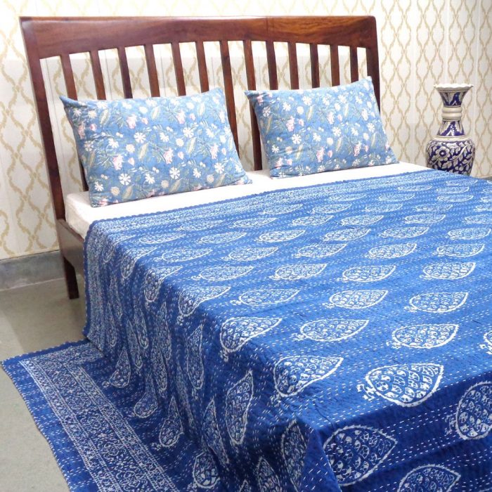 Buy Kantha Quilt Queen Size Online