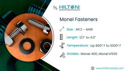 Monel Fasteners exhibiting Superior Resistance