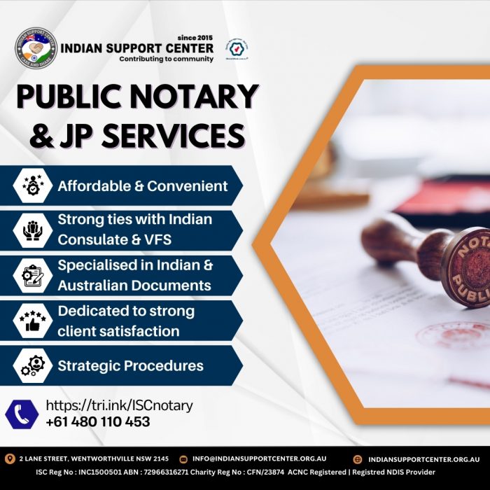 Public Notary & JP Services in Wentworthville