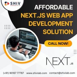 Leading Next.js Web Development Services by Shiv Technolabs