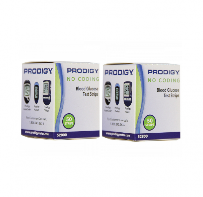 Prodigy No Coding Blood Glucose Test Strips