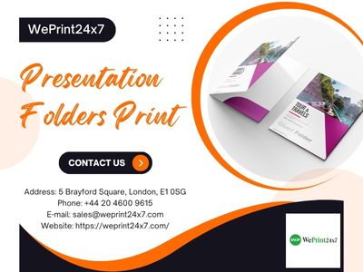 Professional Presentation Folders Print for Every Industry