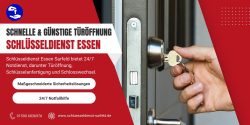 Schnelle & günstige Türöffnung – Schlüsseldienst Essen