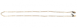 Handmade Fashion Accessories Eyeglasses Strap/Mask Strap Brass with Colorful Beaded, Crystal, Pearl