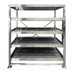 Stainless Steel Sliding Rack for Cleanrooms