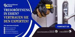 Tresoröffnung in Essen? Vertrauen Sie den Experten!