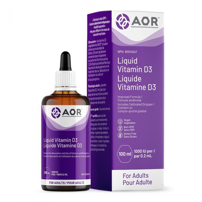 AOR Vitamin D3 Liquid | LivLong