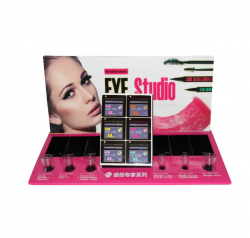 Acrylic cosmetics rack