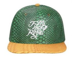 Custom Snakeskin Snapbacks Leather Caps