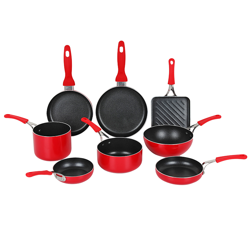 Premium Non Stick Lightweight Aluminum Pot Set for Ultimate User Convenience