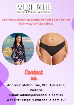 Confident Swimming During Periods | Teen Period Swimwear by Azure Belle