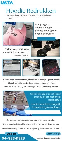 Hoodie Bedrukken – Jouw Unieke Ontwerp op een Comfortabele Hoodie