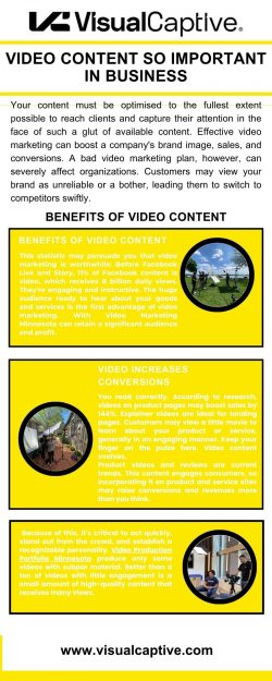 Video Content So Important in Business |Visual Captive