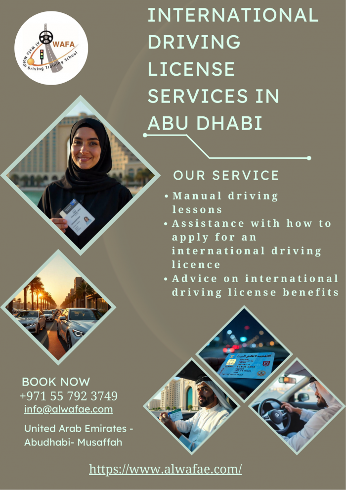 Get Your International Driving License in Abu Dhabi – Fast, Easy & Affordable