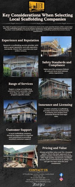 Key Considerations When Selecting Local Scaffolding Companies