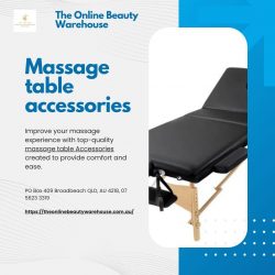 Massage table accessories