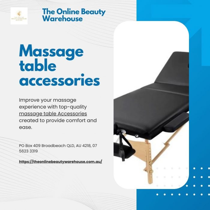 Massage table accessories