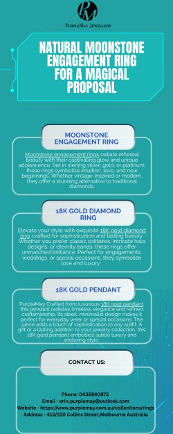 Natural Moonstone Engagement Ring for a Magical Proposal
