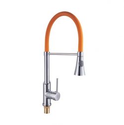 Pull Down Silicone Hose Kitchen Mixer Tap